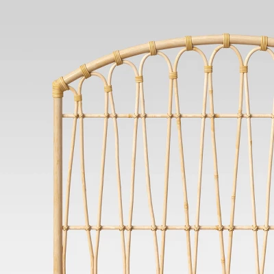 Twin Rattan Kids' Bed Natural - Pillowfort™ 2 Twin Rattan Kids' Bed Natural - Pillowfort™ - Image 2