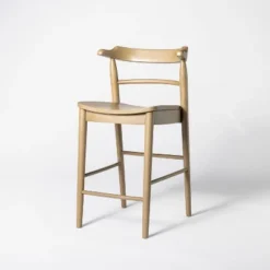 Kaysville Curved Back Wood Counter Height Barstool - Threshold™ Designed With Studio McGee 19 Kaysville Curved Back Wood Counter Height Barstool - Threshold™ Designed With Studio McGee -Homcom Store GUEST 023f7aed 536a 4f95 b97e 35970af67510