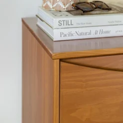 Mid-Century Modern Contoured 5 Drawer Chest Of Drawers - Saracina Home 28 Mid-Century Modern Contoured 5 Drawer Chest Of Drawers - Saracina Home -Homcom Store GUEST 044b0b81 ee01 4339 bfb9 92eaa6c20deb