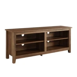 Transitional 4 Cubby Wood Open Storage TV Stand For TVs Up To 65"- Saracina Home 30 Transitional 4 Cubby Wood Open Storage TV Stand For TVs Up To 65"- Saracina Home -Homcom Store GUEST 055e3d67 b0c0 466b 95ea 08ad7d4ecdfb