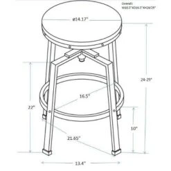 Lewiston Adjustable Swivel Barstool - Threshold 10 Lewiston Adjustable Swivel Barstool - Threshold -Homcom Store GUEST 08a4a797 b4f3 4d78 98f5 a28987c45647