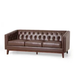 Ovando Contemporary Upholstered 3 Seater Sofa - Christopher Knight Home 26 Ovando Contemporary Upholstered 3 Seater Sofa - Christopher Knight Home -Homcom Store GUEST 09f60da1 8989 456c ac68 90edba24e79b