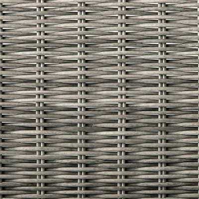 Wicker & Metal X Frame Patio Sofa - Gray - Threshold™ Designed With Studio McGee 5 Wicker & Metal X Frame Patio Sofa - Gray - Threshold™ Designed With Studio McGee - Image 5