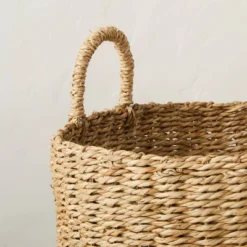 Large Twisted Seagrass Storage Basket - Hearth & Hand™ With Magnolia 5 Large Twisted Seagrass Storage Basket - Hearth & Hand™ With Magnolia -Homcom Store GUEST 13ac1fab 4281 45dc 8aa0 433581076183