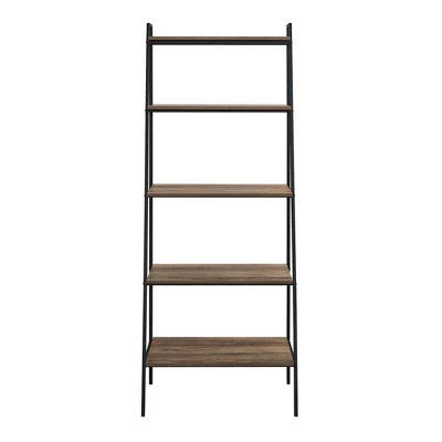 72" Open Storage Ladder Bookshelf - Saracina Home 2 72" Open Storage Ladder Bookshelf - Saracina Home - Image 2