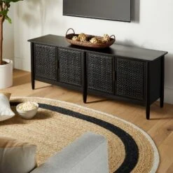 Wood & Cane Media Console - Hearth & Hand™ With Magnolia