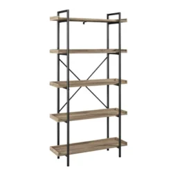 68" 5 Tray Shelf Urban Pipe X Back Bookshelf - Saracina Home -Homcom Store GUEST 1ba76728 7bd1 44dc b91f 1adf495caa27