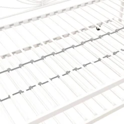 Twin Leila Metal Daybed And Trundle White - Room & Joy -Homcom Store GUEST 1f8fe4c7 d680 4be8 99c1 ce800855fd3d