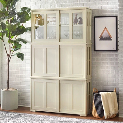 Pacific Stackable Cabinet With Sliding Doors - Buylateral 4 Pacific Stackable Cabinet With Sliding Doors - Buylateral - Image 4