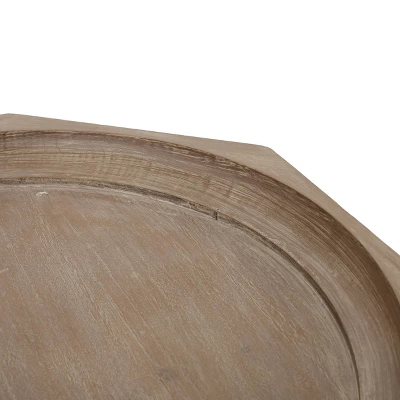 Catawissa French Country Accent Table With Octagonal Top Natural - Christopher Knight Home 6 Catawissa French Country Accent Table With Octagonal Top Natural - Christopher Knight Home - Image 6