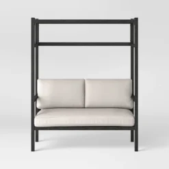 Ryegate 2pc 4' Mini Patio Daybed With Ottoman Weathered Teak - Threshold™ 10 Ryegate 2pc 4' Mini Patio Daybed With Ottoman Weathered Teak - Threshold™ -Homcom Store GUEST 21a748c0 b63f 40d1 bcbd 1159f522c39f