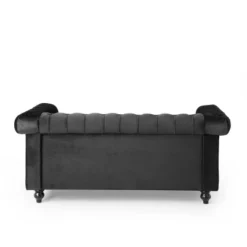 Brinkhaven Modern Glam Tufted Velvet Loveseat With Nailhead Trim - Christopher Knight Home -Homcom Store GUEST 246a5931 b9a7 4f09 886c 24af109f13ae
