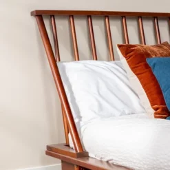 Boho Solid Wood Spindle Platform Bed - Saracina Home 19 Boho Solid Wood Spindle Platform Bed - Saracina Home -Homcom Store GUEST 25c48dee c55c 4d11 acb3 98c5359f0380