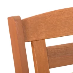 Miramar 5pc Square Wood Patio Bar Height Dining Set - Cinnamon Brown/Black - CorLiving -Homcom Store GUEST 261eb4b5 dd5b 42ff bed3 5ad801f68381