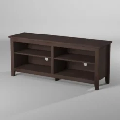 Transitional 4 Cubby Wood Open Storage TV Stand For TVs Up To 65"- Saracina Home 22 Transitional 4 Cubby Wood Open Storage TV Stand For TVs Up To 65"- Saracina Home -Homcom Store GUEST 26e980c1 ccaf 4dd9 90f1 a41ebb526357