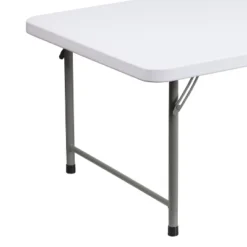 Flash Furniture 4.93-Foot Kid's Granite White Plastic Folding Table -Homcom Store GUEST 275557f5 d678 49cf b82e d7e16fd13045