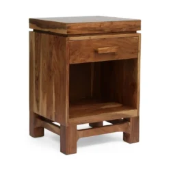 Wadley Boho Handcrafted Acacia Wood Nightstand Natural - Christopher Knight Home 11 Wadley Boho Handcrafted Acacia Wood Nightstand Natural - Christopher Knight Home -Homcom Store GUEST 28b56f82 cbcb 44b1 b7e4 66ae5c17cd0a