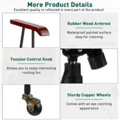 Costway Velvet Home Office Chair Swivel Adjustable Task Chair W/ Wooden Armrest 15 Costway Velvet Home Office Chair Swivel Adjustable Task Chair W/ Wooden Armrest -Homcom Store GUEST 295110a1 e91b 43ce 9389 c004659f2d4f