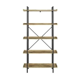 68" 5 Tray Shelf Urban Pipe X Back Bookshelf - Saracina Home -Homcom Store GUEST 2cbd23e1 fd4e 4f90 8501 19a0b1d03ecd