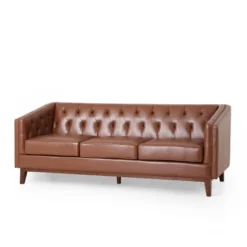 Ovando Contemporary Upholstered 3 Seater Sofa - Christopher Knight Home 25 Ovando Contemporary Upholstered 3 Seater Sofa - Christopher Knight Home -Homcom Store GUEST 2db0012c 979c 4793 ac63 9f8a304a7fdb