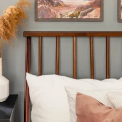 Boho Solid Wood Spindle Platform Bed - Saracina Home 25 Boho Solid Wood Spindle Platform Bed - Saracina Home -Homcom Store GUEST 2e030a6f 4f27 4e38 93bf c028f836cd37