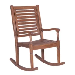 Bamberg Transitional Acacia Wood Outdoor Rocking Chair - Saracina Home 19 Bamberg Transitional Acacia Wood Outdoor Rocking Chair - Saracina Home -Homcom Store GUEST 2e795786 b46d 44dc 95a6 20e883d6c601