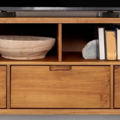 Cara Mid-Century Modern 3 Drawer TV Stand For TVs Up To 65" - Saracina Home -Homcom Store GUEST 30f7263f 97ce 4f00 8ef8 2c956afbc0e9