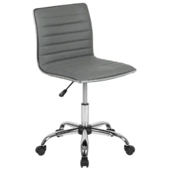 Emma And Oliver Low Back Designer Armless Ribbed Swivel Task Office Chair 31 Emma And Oliver Low Back Designer Armless Ribbed Swivel Task Office Chair -Homcom Store GUEST 34b755b6 b6f9 4005 adb2 3a20d34ebc77