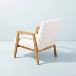 Upholstered Wood Framed Accent Arm Chair - Hearth & Hand™ With Magnolia -Homcom Store GUEST 34be7eee ab8a 4640 9963 66acba611404