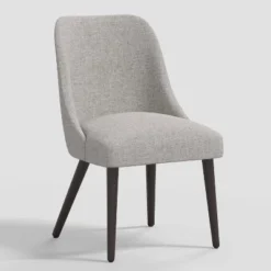 Geller Modern Dining Chair In Textured Linen Zuma - Threshold™ -Homcom Store GUEST 34f9a5b2 a265 485f 8c99 c66b6b262af2
