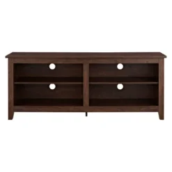 Transitional 4 Cubby Wood Open Storage TV Stand For TVs Up To 65"- Saracina Home 31 Transitional 4 Cubby Wood Open Storage TV Stand For TVs Up To 65"- Saracina Home -Homcom Store GUEST 35ddccd8 7420 4781 824a 55a3b4dec1bf