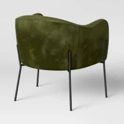 Gladden Rounded Back Anywhere Chair Dark Green - Threshold™ -Homcom Store GUEST 3626b6f8 9117 453d ba49 abf970c92318