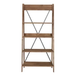 68.25" Boho 4 Tier Solid Wood Ladder Bookshelf Plant Stand - Saracina Home -Homcom Store GUEST 376e28ef 825f 4cd2 b1a0 45d7202a0ce0