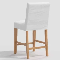 Nazanin Slipcover Counter Height Barstool Twill White - Threshold™ 7 Nazanin Slipcover Counter Height Barstool Twill White - Threshold™ -Homcom Store GUEST 39492191 5298 4370 b788 c7150e0059c3
