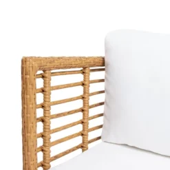 Nic Outdoor Wicker Club Chair With Cushion - Light Brown/White - Christopher Knight Home 15 Nic Outdoor Wicker Club Chair With Cushion - Light Brown/White - Christopher Knight Home -Homcom Store GUEST 3b1bf25a 1717 43fc 8dfa f78ab5e069d9