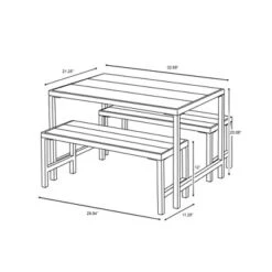 3pc Kids' Metal Outdoor Table Set - Dark Gray - Hearth & Hand™ With Magnolia 11 3pc Kids' Metal Outdoor Table Set - Dark Gray - Hearth & Hand™ With Magnolia -Homcom Store GUEST 3b362172 1f8b 45d0 ad76 10781f31a5d5