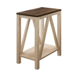 Taylen A Frame Farmhouse Open Storage Side Table - Saracina Home 14 Taylen A Frame Farmhouse Open Storage Side Table - Saracina Home -Homcom Store GUEST 3df789ae 3a0b 4805 a0b3 5cbdbb3d034b