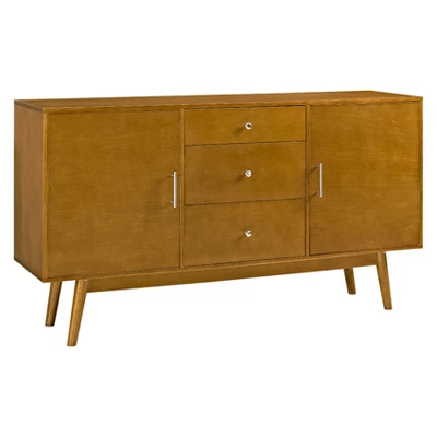 Mid-Century Modern Wood Console TV Stand For TVs Up To 65" - Saracina Home 2 Mid-Century Modern Wood Console TV Stand For TVs Up To 65" - Saracina Home - Image 2