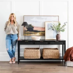 East Bluff Woven Drawer Console Table - Threshold™ Designed With Studio McGee 22 East Bluff Woven Drawer Console Table - Threshold™ Designed With Studio McGee -Homcom Store GUEST 3fbfc6cc 1762 479f 85f6 5816e3ff493f