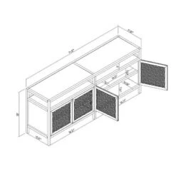 Springville Caned Door TV Stand - Threshold™ Designed With Studio McGee 13 Springville Caned Door TV Stand - Threshold™ Designed With Studio McGee -Homcom Store GUEST 4767db1b 9dbf 4d97 9af5 725f225f4811