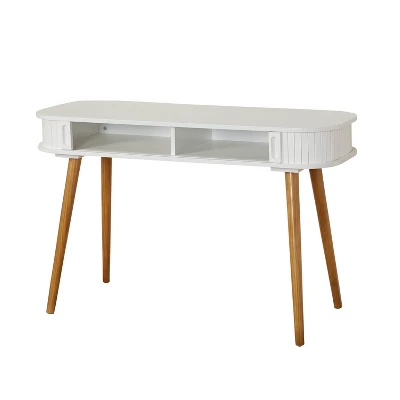 Edie Desk - White/Walnut - Buylateral 4 Edie Desk - White/Walnut - Buylateral - Image 4