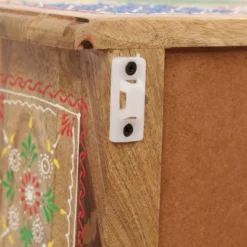 Ailey Handcrafted Boho Mango Wood 3 Drawer Nightstand Natural - Christopher Knight Home -Homcom Store GUEST 48e2c173 2250 4977 89a8 59a07e607dd9