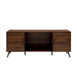 2 Door Mid-Century Modern Wood Storage TV Stand For TVs Up To 65" - Saracina Home 25 2 Door Mid-Century Modern Wood Storage TV Stand For TVs Up To 65" - Saracina Home -Homcom Store GUEST 49853bf3 b9f4 42e9 9797 872d2fc51fcb