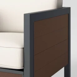 Bryant 2pk Faux Wood Patio Club Chairs - Gray/Natural - Threshold™ 7 Bryant 2pk Faux Wood Patio Club Chairs - Gray/Natural - Threshold™ -Homcom Store GUEST 4b3dd7d8 f559 42f6 8734 a91082fd3e71