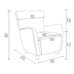 Kessler Wingback Faux Sherling Accent Chair Cream - Threshold™ Designed With Studio McGee 12 Kessler Wingback Faux Sherling Accent Chair Cream - Threshold™ Designed With Studio McGee -Homcom Store GUEST 4c51f9cd e87e 4874 8672 f098ed2266be