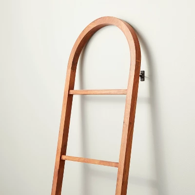 6' Arched Wood Throw Blanket Ladder Brown - Hearth & Hand™ With Magnolia 2 6' Arched Wood Throw Blanket Ladder Brown - Hearth & Hand™ With Magnolia - Image 2