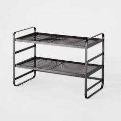2 Tier Shoe Rack Metal Mesh - Brightroom™ 6 2 Tier Shoe Rack Metal Mesh - Brightroom™ -Homcom Store GUEST 526c6366 f577 4843 a484 8fd156aad026
