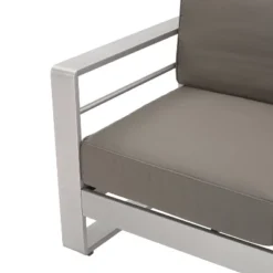 Cape Coral 5pc Aluminum And MGO Seating Set With Fire Table Khaki/Light Gray - Christopher Knight Home 26 Cape Coral 5pc Aluminum And MGO Seating Set With Fire Table Khaki/Light Gray - Christopher Knight Home -Homcom Store GUEST 55b5df98 7a5c 4c34 a2f0 adbe9896454f