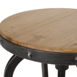 2pc Farmdale Industrial Firwood Adjustable Height Swivel Counter Height Barstools Antique Natural/Pewter - Christopher Knight Home 14 2pc Farmdale Industrial Firwood Adjustable Height Swivel Counter Height Barstools Antique Natural/Pewter - Christopher Knight Home -Homcom Store GUEST 561edad3 fe92 4095 8ef3 4d2416b1366a