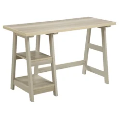 Designs2Go Trestle Desk With Shelves - Breighton Home -Homcom Store GUEST 56518931 3089 42a6 88ab f60331c97f7f
